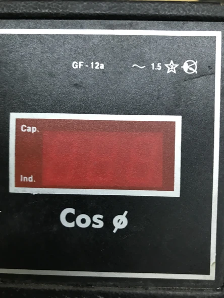 GF 12 Reaktif güç metre Cosinus metre