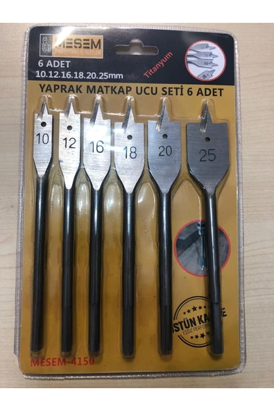 Meşem Ağaç Delici Kelebek Yaprak Matkap Uç Seti Yaprak Panc, Yaprak Punch,kelebek Punç,kelebek Panç - 3