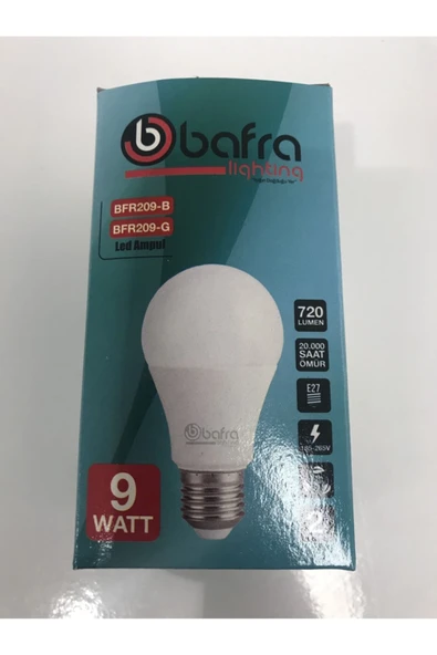 bafra lıghtıng 9w Led Ampul 10adet