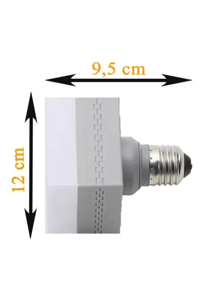 ZMR 30W Kare Led Ampul Gri 6500K Beyaz Işık Jumbo Torch Lamba - 2