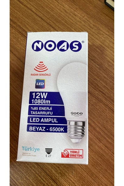 TREAGLE Yeni Sensörlü Led Ampül Hareket Algılayıcılı E27 Duy 20W 2000 Lümen Hareket Sensörlü Led Lamba Işık - 2
