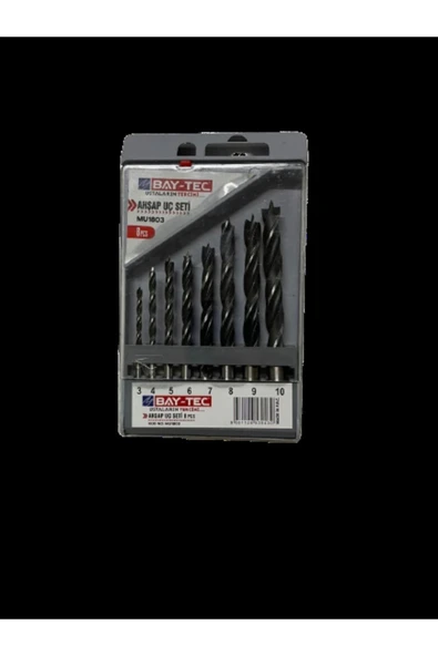 Baytec Bay-tec 8 Parça Ahşap Metal Delme Uç Seti Hss Uç Seti Mu1803 - 3