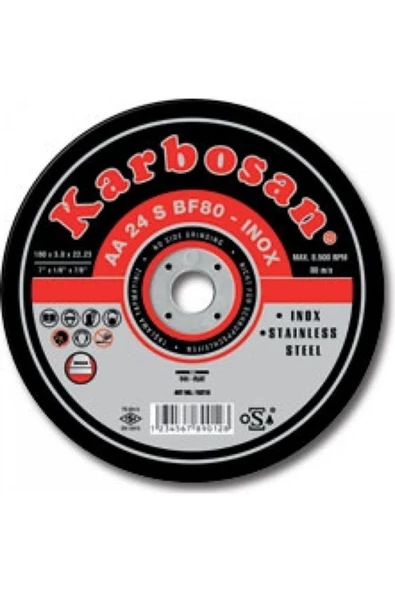 KARBOSAN Inox Kesıcı 115*1*22 15 Ad