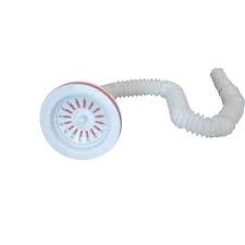 MUFFMATİK Çöpmak Lavabo Sifonu Plastik Süzgeç Geniş Ağızlı Lavabo Borusu