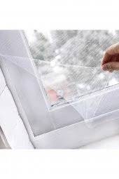 LAVERNA Hazır Pencere Sinekliği 4 mt Bant Hediye Tak Çıkar Tül 100 X 150 Cm