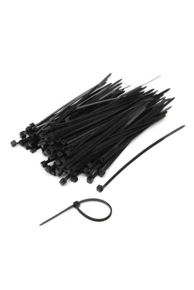 ZENİTH Plastik Cırt Kelepçe 3,6x250 Siyah 100 Adet(paket)