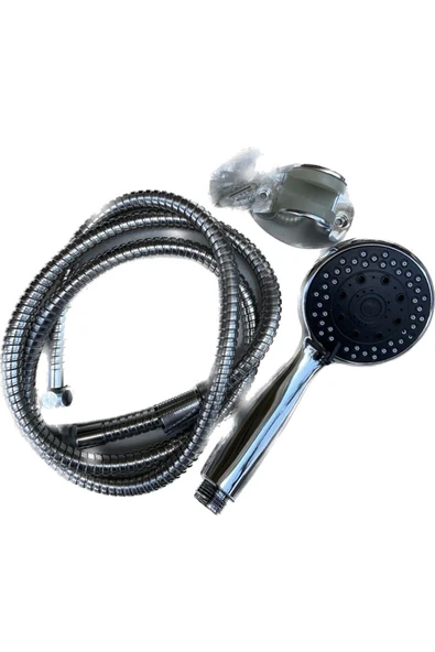 NSA Su Armatürleri Duş Seti (DUŞ BAŞLIĞI, SPİRAL HORTUM VE ASMA APARATI) - 2