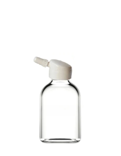30ml şeffaf cam penisilin şişesi tank kapak, 24 adet, penisilin şişesi,polen şişesi, arı sütü şişesi
