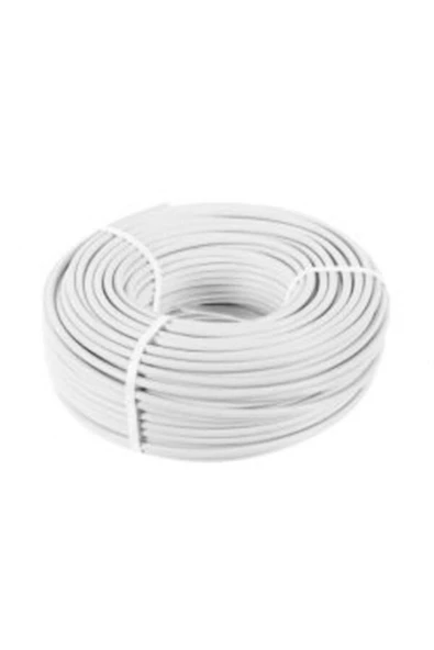 MESATİCARET (25 Metre) 3x1.5 Ttr Cca Elektrik Kablosu-cca Kablo Beyaz - Sas Marka