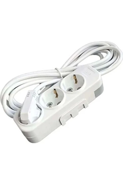 3'lü Topraklı Priz 2 Mt