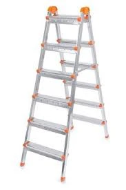 KUTLU Çift Çıkışlı Merdiven Demir 6 Basamaklı