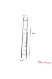 Alüminyum Çift Çıkışlı Ptt Tipi Sürgülü Merdiven 150cm X 2 ürün görseli