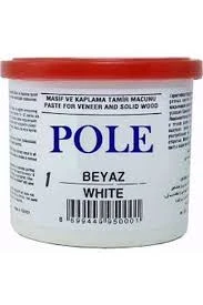 POLE Beyaz Renk Ahşap Mobilya Tamir Dolgu Macunu