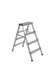 akrobat 4+4 Geniş Basamaklı Alüminyum Katlanır Merdiven ürün görseli