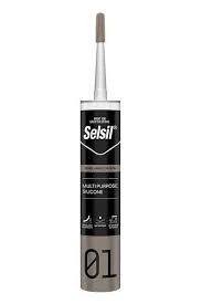 Selsil Akfix Eurofix Genel Amaçlı Silikon 280gr. Şeffaf 25 Adet ürün görseli