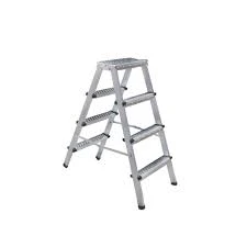 KUTLU 5 5 Basamak Çift Çıkışlı Alüminyum Merdiven