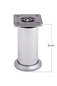 EROĞLU 12 Cm Matkrom Plastik 40 Kaliteli Yuvarlak Ayak