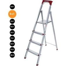 Kanat Elips Galvanizli Profil Merdiven 3+1 Basamaklı ürün görseli