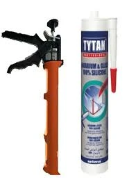 TYTAN Professional Akvaryum Silikonu 280 ml Şeffaf Hmp Plastik Silikon Tabancası - Montaj Set ürün görseli