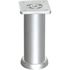 EROĞLU 12 Cm Matkrom Plastik 40 Kaliteli Yuvarlak Ayak (4 Adet)