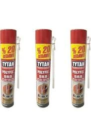 TYTAN Polyfix Sıkma Köpük 555 gr 3'lü Paket
