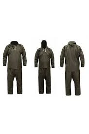 Master Balıkçı Yağmurluk Pardesü Haki 0,40 Micron - Balıkçı - Avcı - Çiftçi - Sulama - Su Geçirmez - Pvc