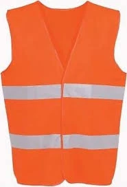 Besa 10 Adet Turuncu Renkli Ikaz Yeleği Reflektörlü