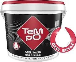 TEMPO BOYA Tempo Beyaz Tavan Boyası 17,5 Kg - 1