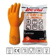 Beybi Korun Turuncu Eldiven 10 No: 1 Çift