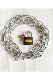 KOLUMAN Yeni 150 Cm Kalın Motor Kilidi+50mm Gold Asma Kilit 3 Yedekli