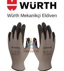 Würth İş Güvenliği Eldiveni Mekanikçi Siyah Xl