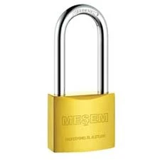 Meşem 312 Uzun Sarı Asma Kilit 50 mm