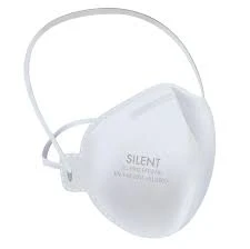 SİLENT Hijyenik 5 Katlı Toz Maskesi Solunum Koruyucu Kulak Lastikli Ffp2 Nr 10 Adet