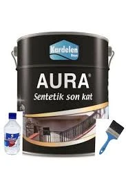 kardelen boya Kardelen 3 Kg Sentetik Siyah Yağlı(AHŞAP-DEMİR-METAL) Boya Seti - 1