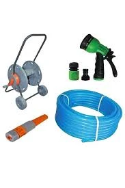 Üzümcü Bahçe Hortum Seti Tekerli Hortum Arabası +fıskiye Seti +ayarlı Lens+ 20 Metre Kaliteli Hortum ürün görseli