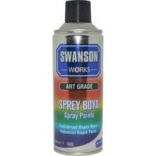 SWANSON Siyah Sprey Boya 400ml ürün görseli