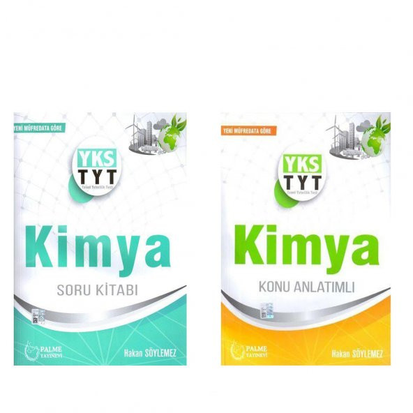 TYT Kimya Konu Anlatımı ve Soru Bankası Seti 2 Kitap Palme Yayınları