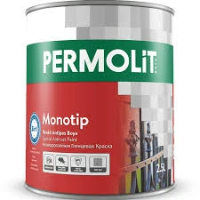 Permolit Monotip Astarlı Antipas Boya Siyah 2.5 Lt. - 2