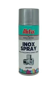 Akfix Inox Sprey Boya Inox Buzdolabı Fırın Boyası 400ml ürün görseli