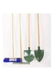 EYM Standart Bahçe Seti 8'li ( Bel+kürek+tırmık+fırça)