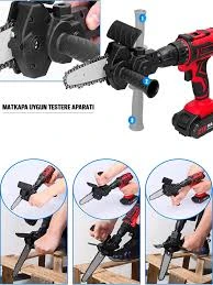 TYSOB Matkapa Uygun Dal Budama Testeresi Aparatı