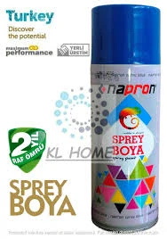 Napron Boncuk Mavi Sprey Boya 400ml Uygun Büyük Boy -2yıl Raf Ömrü