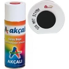 Akçalı 526 Mat Siyah Sprey Boya