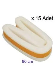 EYM 15 Adet Yapışkanlı Kapı Altı(eşik) Bandı Isı Yalıtım Süngeri 90 Cm