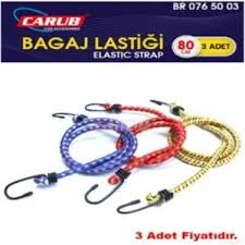 Carub Bagaj Lastiği Kancalı Gergi 3 Adet - 2