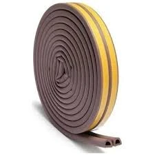 Kapı Pencere Bandı Fitili Yapışkanlı Soğuk Izolasyon D Bant Kahverengi 10x2=20 Mt