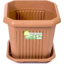 Hak Plastik Hak 3 No Kare Saksı