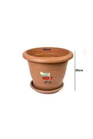 Hak Plastik Antik Saksı 27 Litre 7 Numara