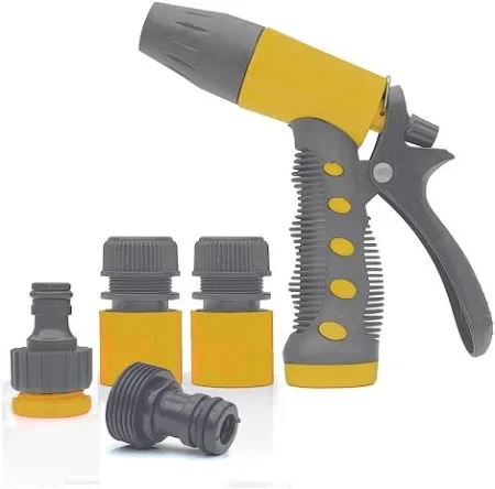 Şeffaf Garden 1/2 Örgülü Bahçe Hortumu 30 Metre + Sulama Tabancası - 3