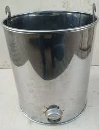 MUTLULAR Paslanmaz Çelik Önden Delikli Soba & Küzine Kovası Sim02